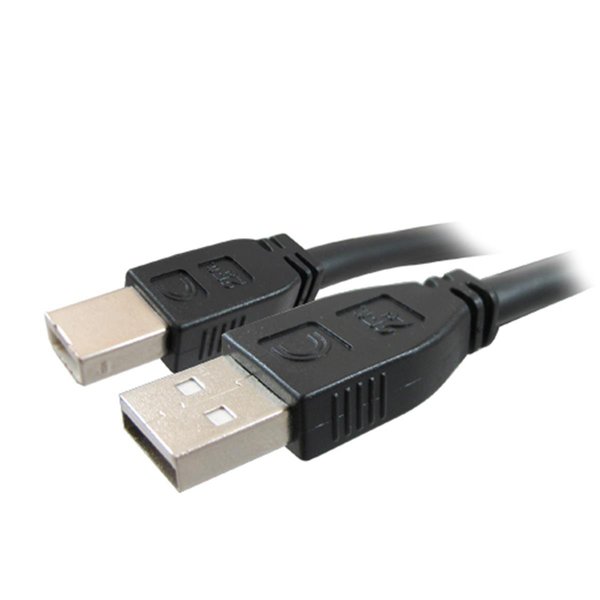 Comprehensive Connectivity Pro AV-IT Active Plenum USB A Male to B Male Cable 35 ft. CO58276